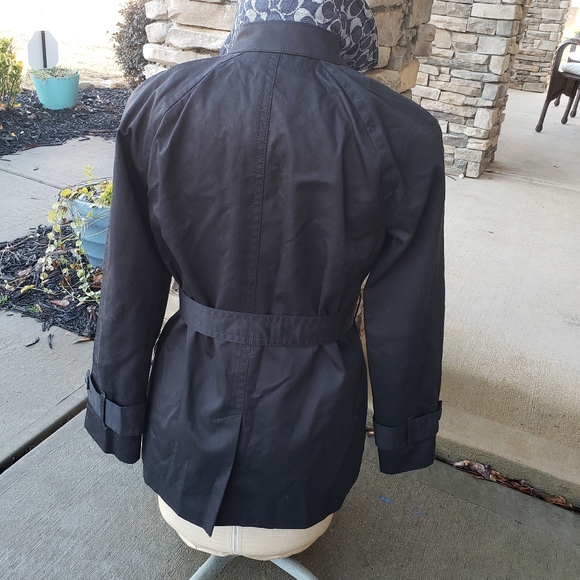 Gently used black Coach coat - Picture 2 of 11